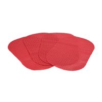 Set x 4 Individuales de PVC Orange Modelo X4 en Color Rojo