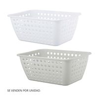 Canastilla Organizadora Olenka 14.3L Texturizada Reyplast