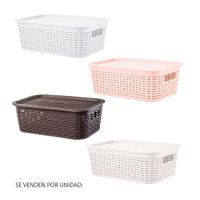 Canastilla Organizadora Tavarua 13L Texturizada Reyplast