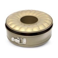 Molde Circular de Acero al Carbono Ilko Doble Fondo Non Stick Gold 26cm