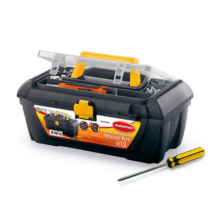 Caja de Herramientas Polinplast Masterbox #12 Negro