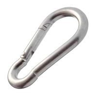 Gancho mosquetón de seguridad 4x40mm x4un Werken