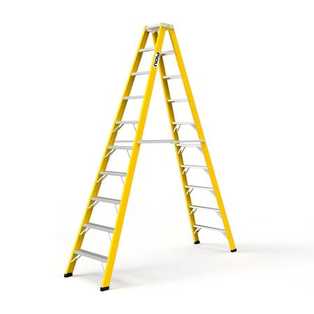 Escalera tijera doble Asc 10 pasos Now Laders