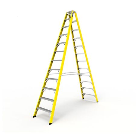 Escalera tijera doble Asc 12 pasos Now Laders