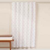 Cortina de Baño con Aros Orange 180x180cm Poly Loto Blanco