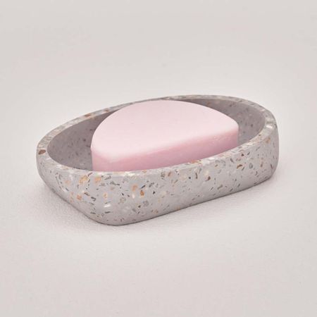Jabonera de Cemento Granito Orange Baño 9x18cm
