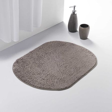 Piso de Baño Poliéster Orange Gris de 60x45cm