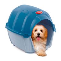 Pet house small Gris/Acero Polinplast