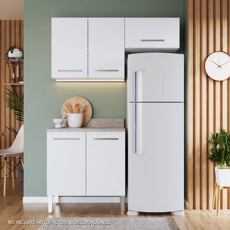 Mueble de Cocina Modular Orange 140cm Blanco