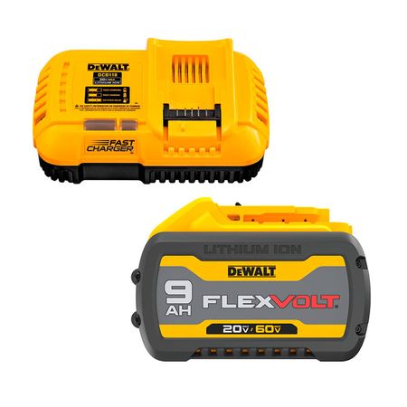 Batería y Cargador 20V Dewalt Modelo DCB609K1 Amarillo