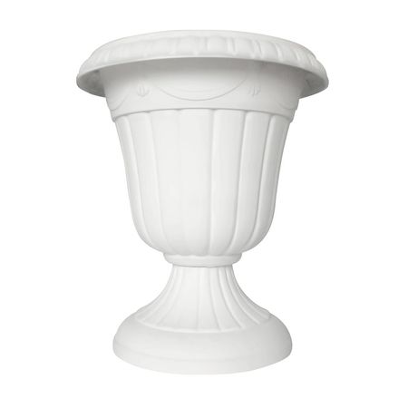 Maceta Tipo Copa Ferticorp Blanca de Plástico Irregular Juego de 2 Piezas