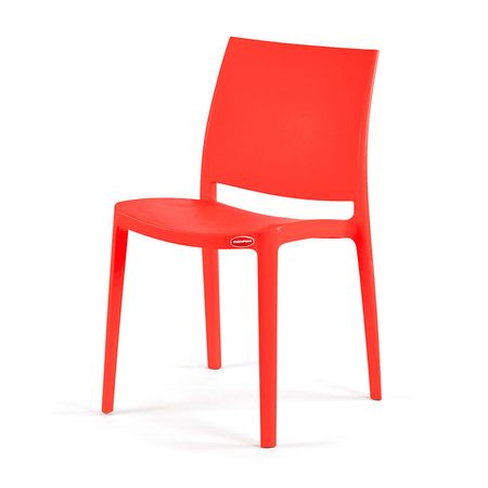 Silla Capellini rojo Polinplast