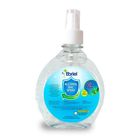 Alcohol spray frasco 380ml Ebriel