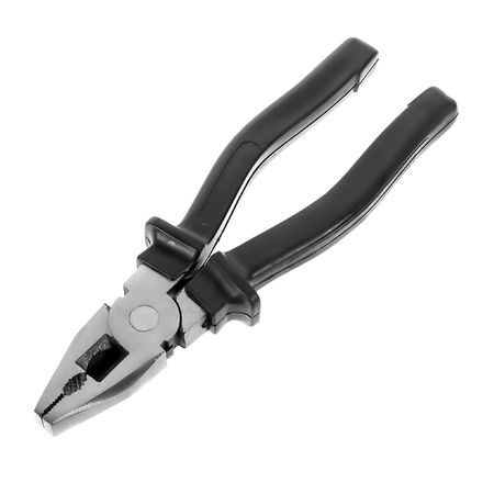 Alicate Universal 200 mm de Acero al Carbono con Mango de PVC Negro