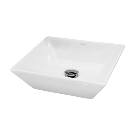 Ovalín Rectangular Orange Carrara para Sobreponer 41cm Blanco