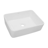 Ovalín Rectangular Orange Treviso de Loza Blanco 48cm