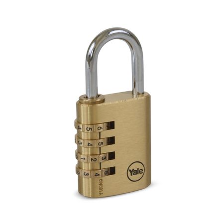 Candado de bronce con combinación 40 mm Yale