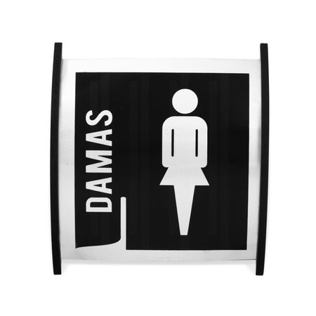 Señal Semicurva Baño Damas Werken