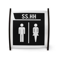 Señal Semicurva S.S.H.H. Werken