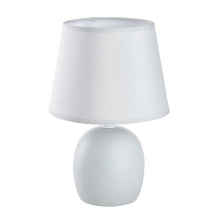 Lámpara de mesa Poki E14 25cm gris Inspire