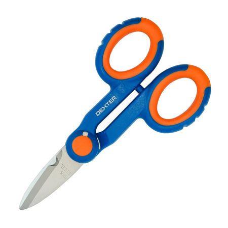 Tijera de Electricista Dexter SK5 Azul de 146mm