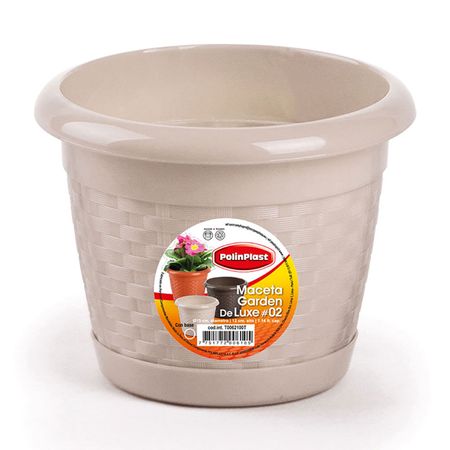 Maceta Garden Beige #2 Polinplast