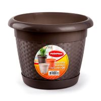 Maceta Garden Nogal #8 Polinplast