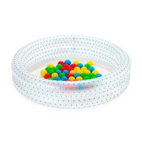 Piscina Inflable Circular Bestway 2 Aros 50 Pelotas 73L 91x91x20cm Multicolor