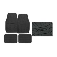 Set de Alfombras para Auto Goodyear de Caucho Negro 4 piezas