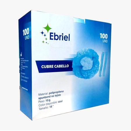 Gorro desechable (cubre cabello) Ebriel