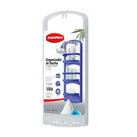 Organizador de Ducha Polinplast Blanco