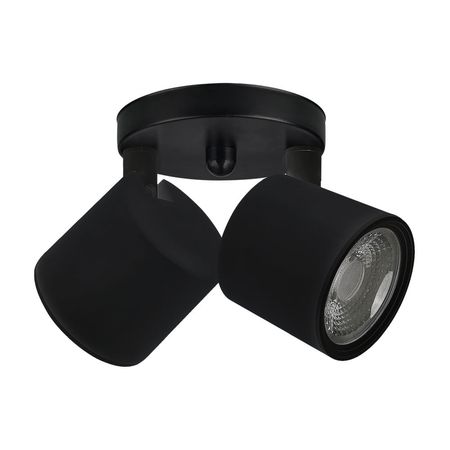 Spot adosado LED 14W Negro 60°k Luz Fría