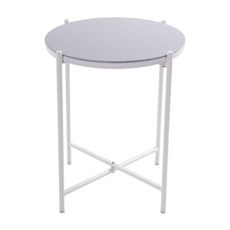 Mesa auxiliar Mobis 45x53cm blanco Naterial