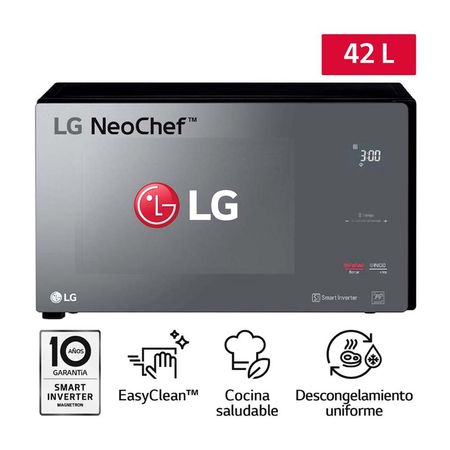 Horno Microondas LG MS4296DIR EasyClean 42L Negro