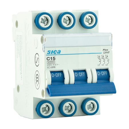 Interruptor T/riel 3x15a Sica