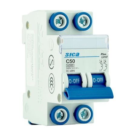 Interruptor T/riel 2x50a Sica