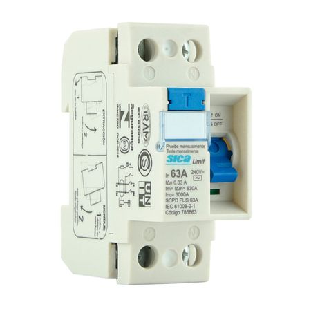 Interruptor diferencial 2x63a Sica