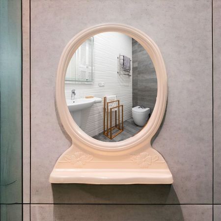 Espejo de Baño Dynesa con Repisa Fibra 42x54cm Boné