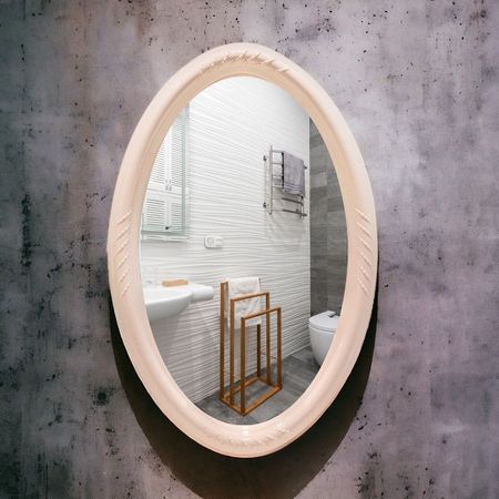 Espejo de Baño Dynesa Oval 38x58cm Fibra Boné