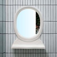 Espejo de Baño Dynesa con Repisa Fibra 42x54cm Blanco