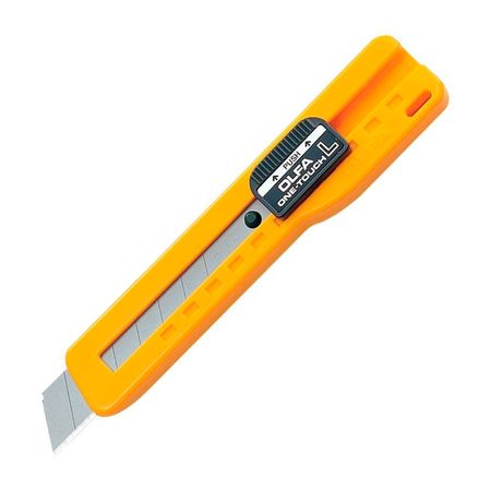 Cuchilla Olfa Heavy Duty SL1 Amarilla con Sistema Tractorizado