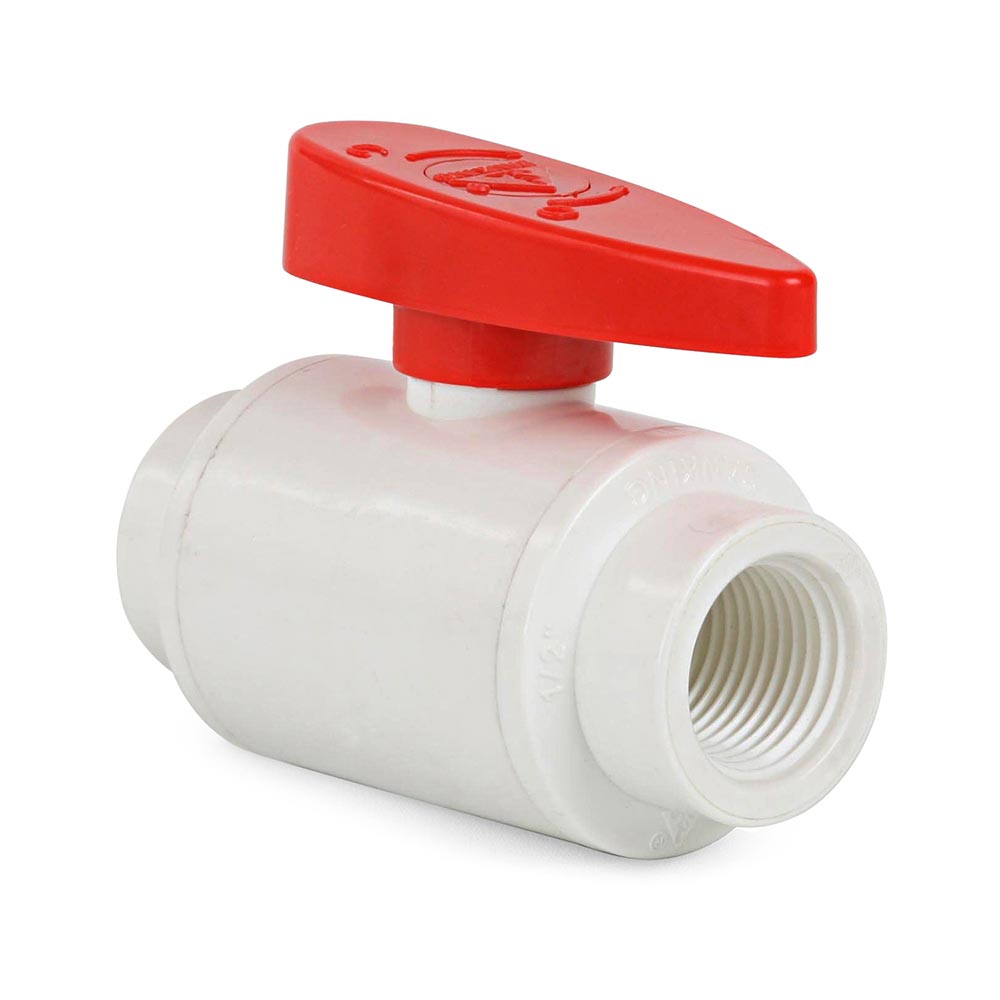 Válvula Bola PVC con rosca 1/2" Sanking