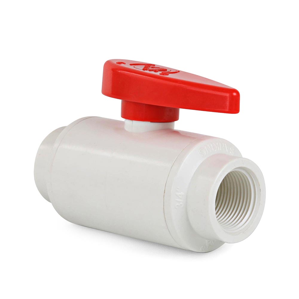 Válvula Bola PVC con rosca 3/4" Sanking