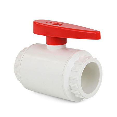 Válvula Bola PVC sin rosca 1 1/2