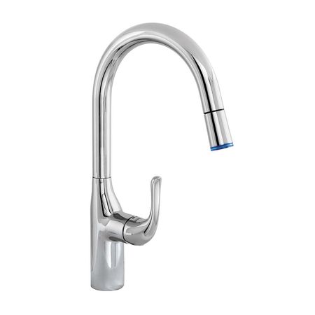 Mezcladora monocomando nariz retractil luz led Urrea