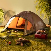 Carpa Estructural Abside Greenside Verde 6 Personas