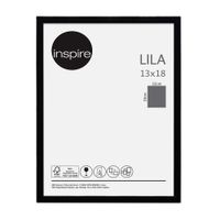 Marco de Foto Inspire Negro Lila 13x18cm PVC/Madera