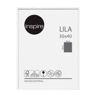 Marco de Foto Inspire Blanco Lila 30x40cm PVC/Madera