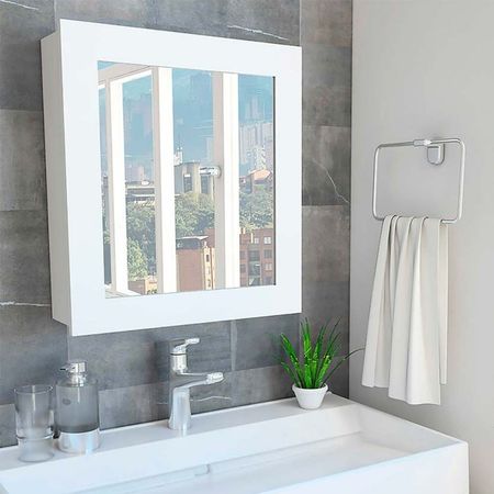 Gabinete Melamina Blanco Vesta Tuhome