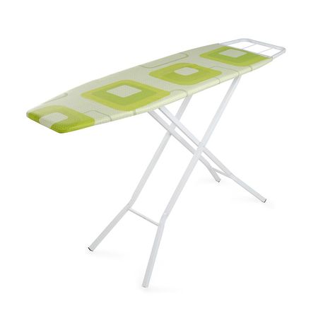 Tabla de planchar Mika 90 x 30 cm con Estructura de Acero y Mesa de MDF Acolchada